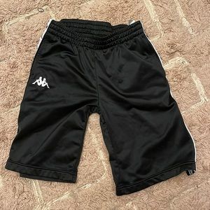 Black Kappa Athletic Shorts